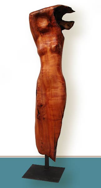 Rosabella - redwood sculpture